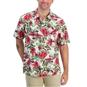 $148 Tommy Bahama Men’s Rosa Flora Shirt Continental Floral Medium Button Down